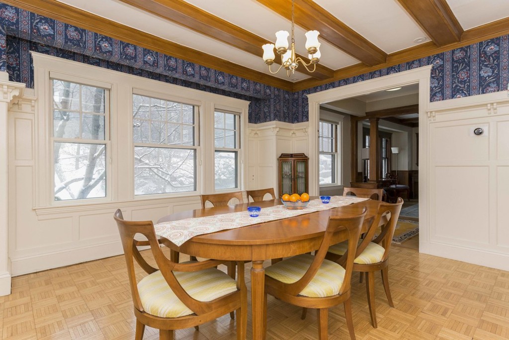 3 Addington Road, Unit 2 Brookline, MA 02445 - Photo 26 of 27 a view of a dining room with furniture window and outside view
