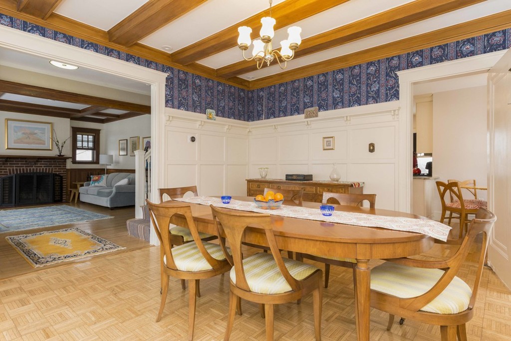 3 Addington Road, Unit 2 Brookline, MA 02445 - Photo 27 of 27 a view of a dining room with furniture