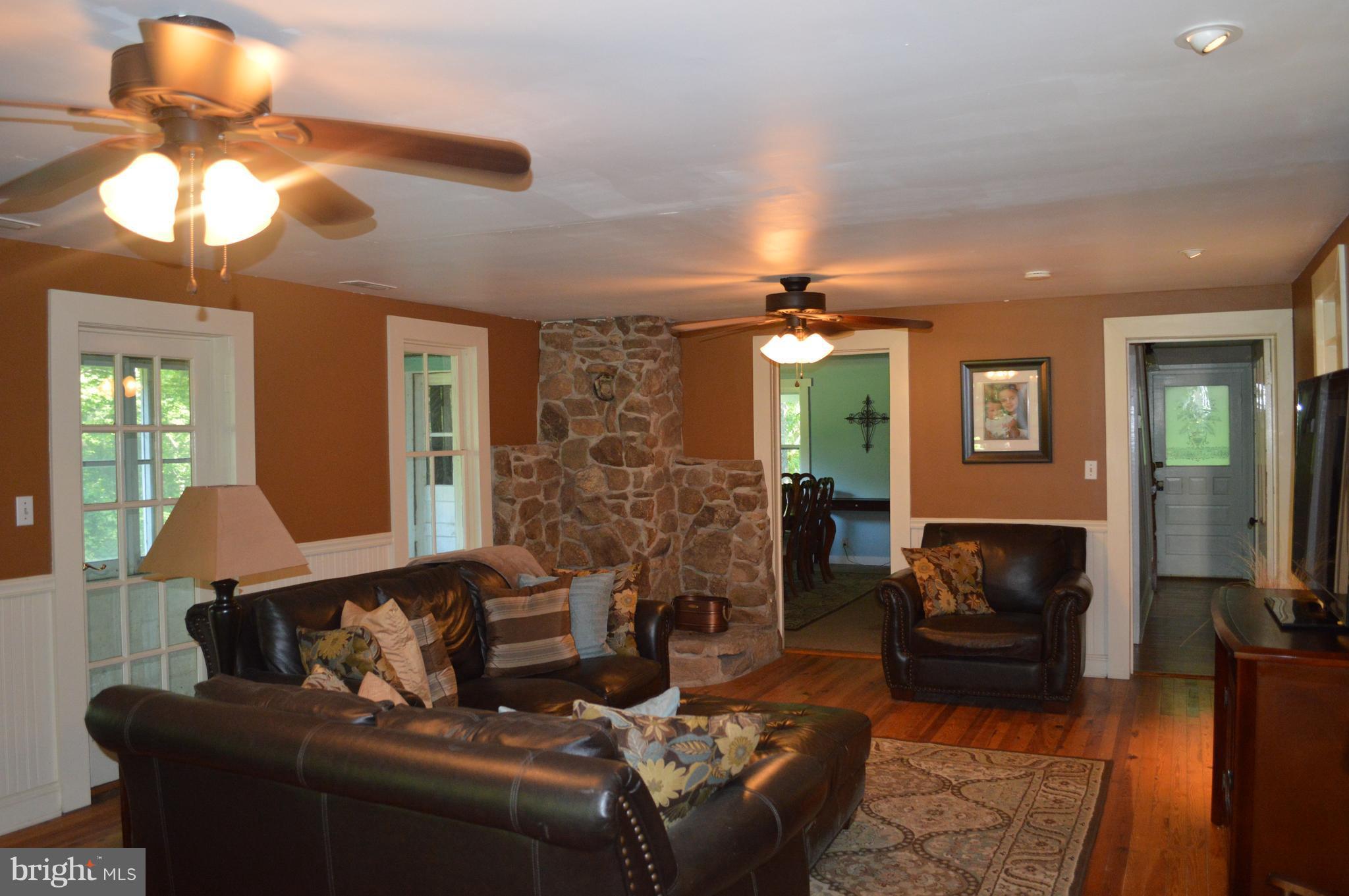 2034 Smith Run Road Bentonville, VA 22610 - Photo 16 of 30 Family Room with flue for wood stove