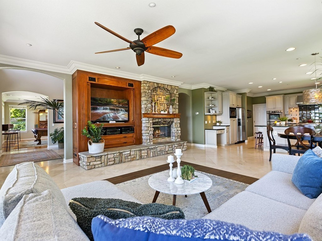 602 West Bluff Court Encinitas, CA 92024 - Photo 22 of 69 a living room with furniture and a wooden floor