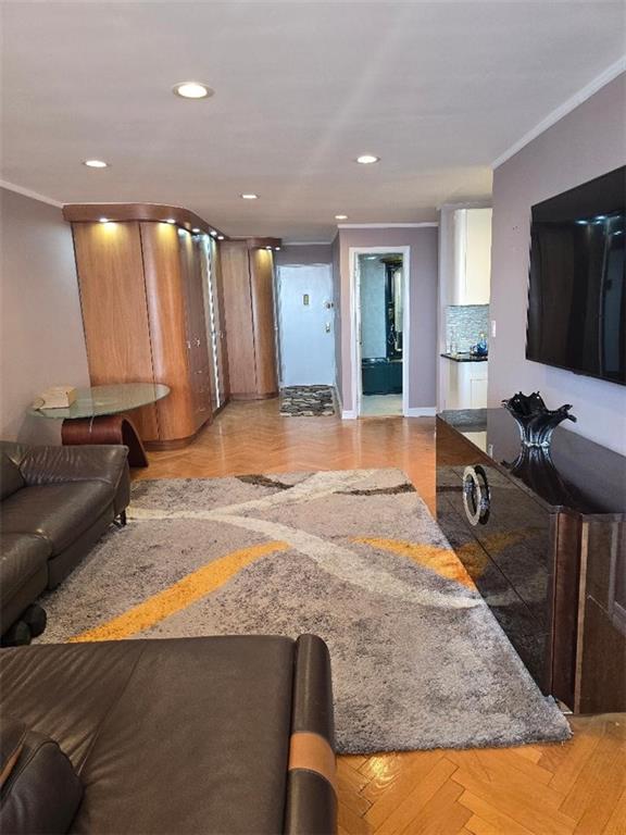 1625 Emmons Avenue, Unit 5D Brooklyn, NY 11235 - Photo 8 of 23 a view of a living room and kitchen