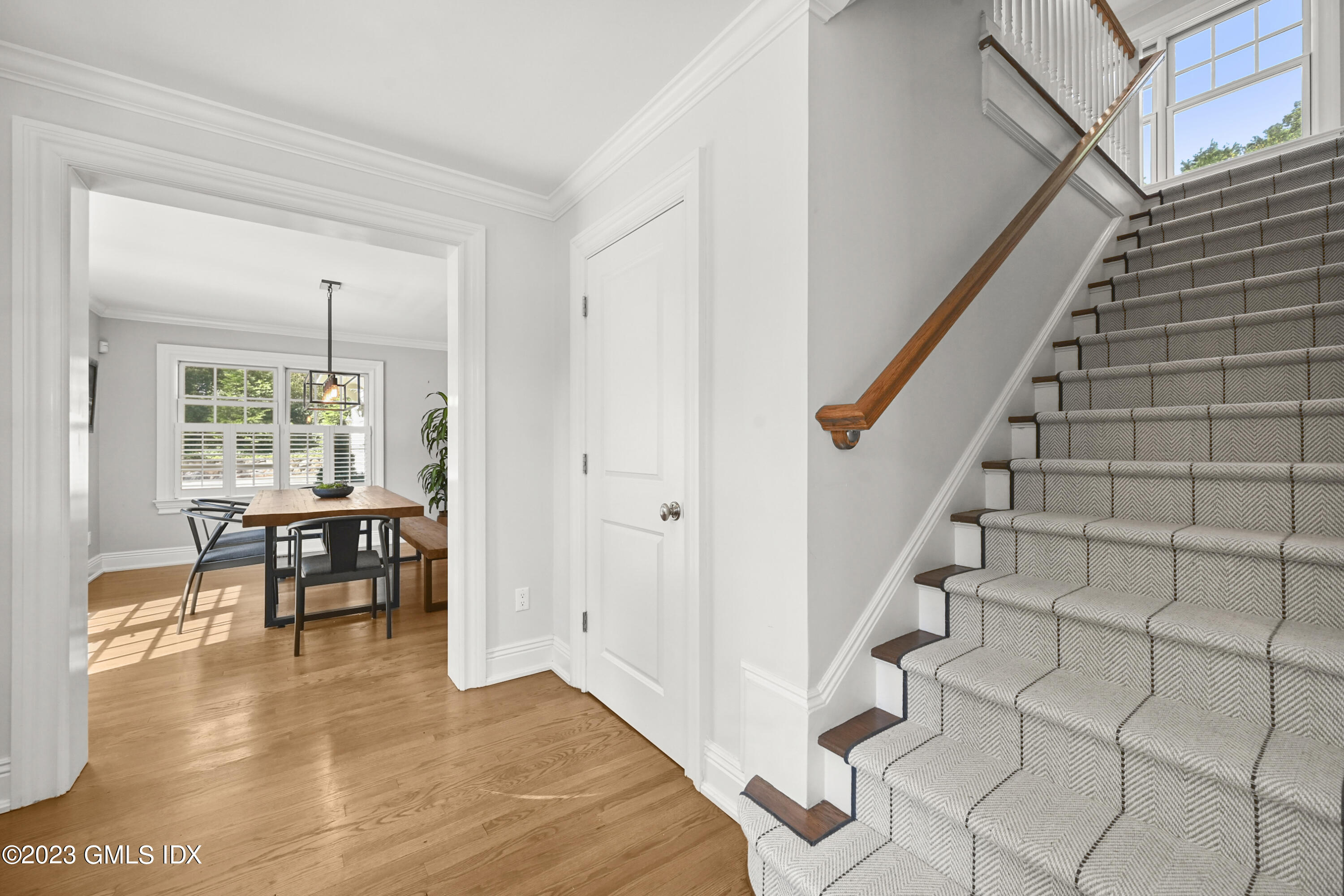 36 Evergreen Road Greenwich, CT 06830 - Photo 4 of 42 a view of entryway and hall with wooden floor