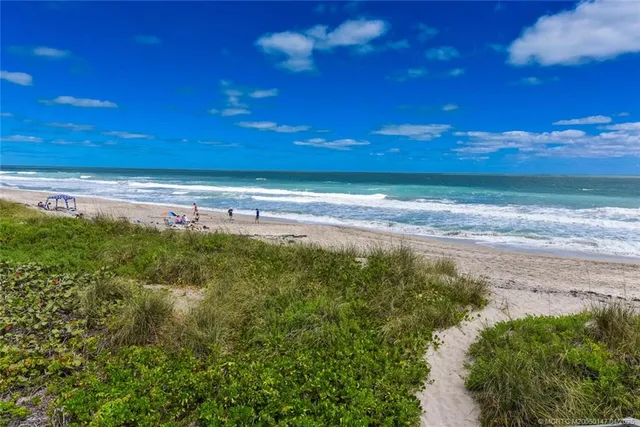 a view of ocean from a balcony
