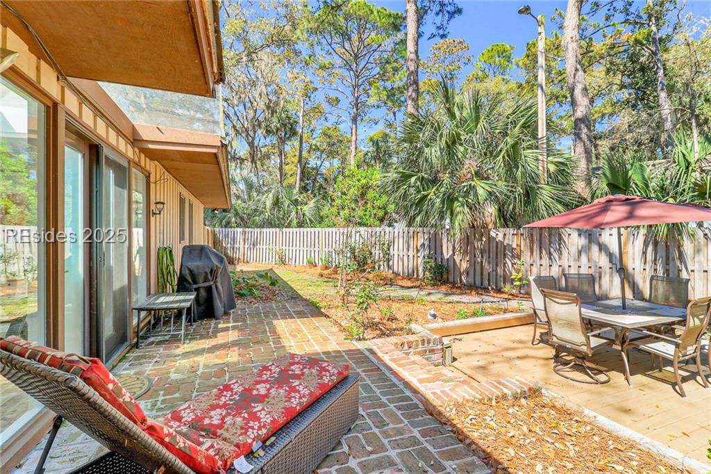 13 Mallard Road Hilton Head Island, SC 29928 - Photo 33 of 44 Fully fenced backyard for privacy and great place