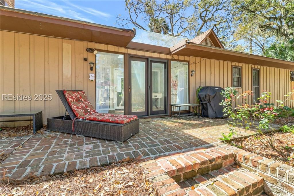 13 Mallard Road Hilton Head Island, SC 29928 - Photo 36 of 44 Cozy patio and grilling area overlook the spacious
