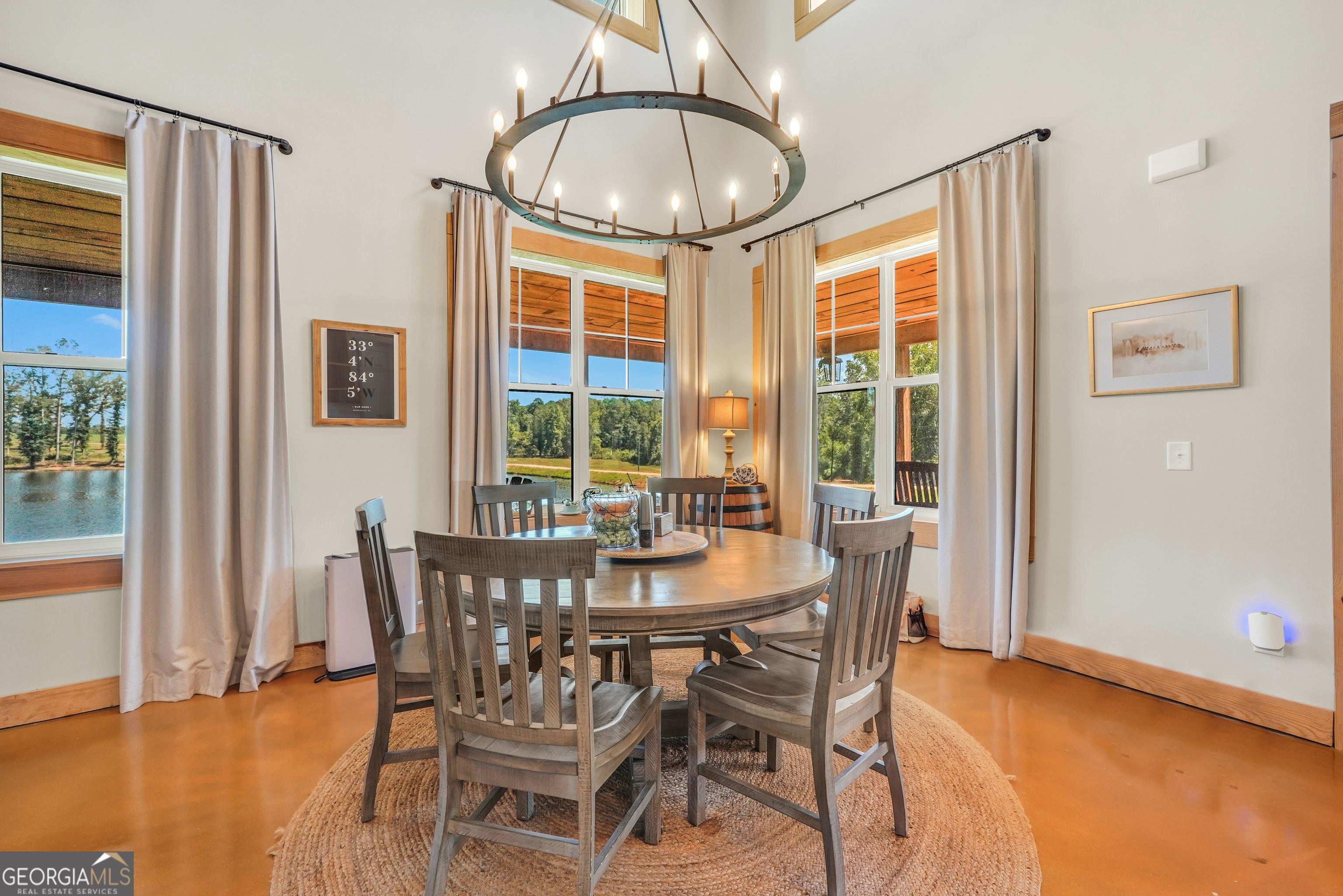 239 Walters Road Barnesville, GA 30204 - Photo 30 of 81 a view of a dining room with furniture window and outside view