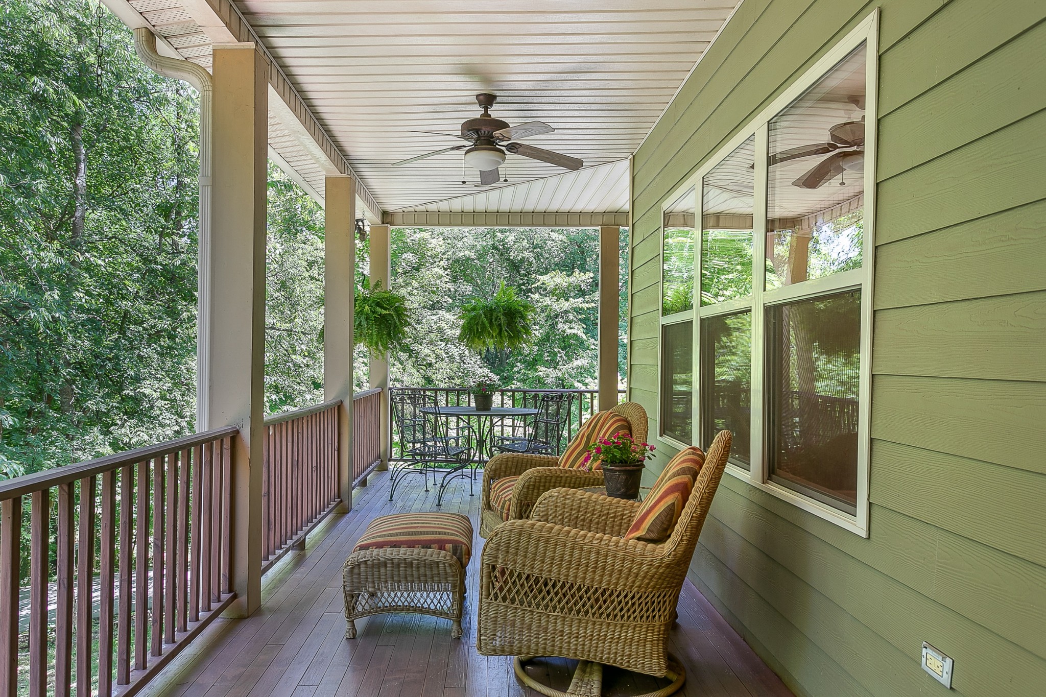 1441 Center Star Road Columbia, TN 38401 - Photo 2 of 62 a balcony with furniture and a potted plant