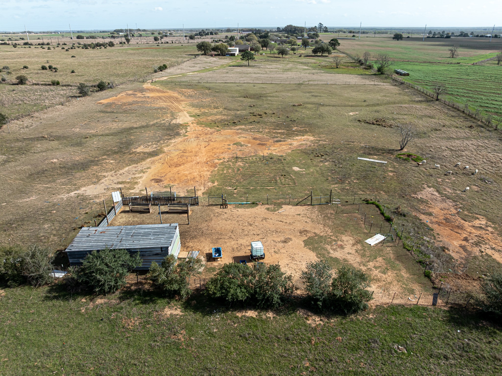 1195 Sens Road Sealy, TX 77474 - Photo 48 of 50 a view of a lake with beach and city view