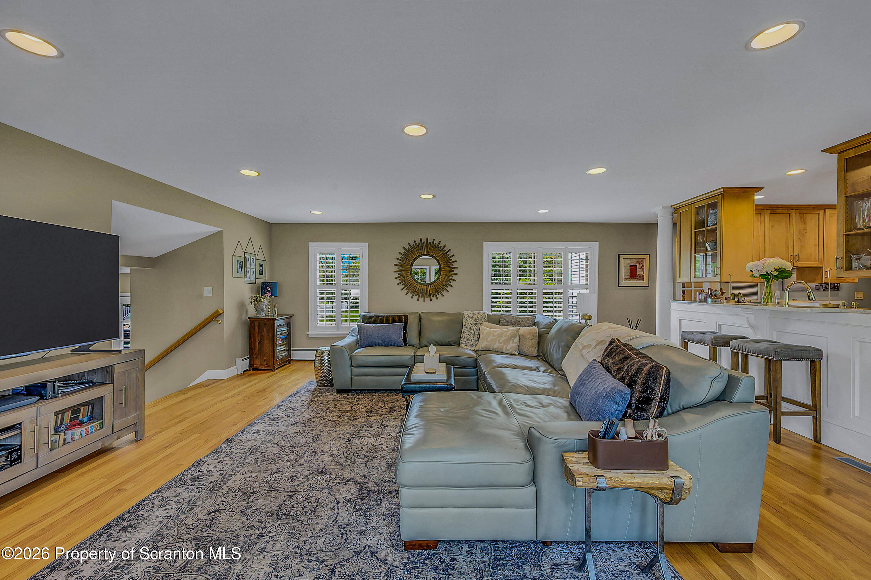 330 Glenburn Road Clarks Green, PA 18411 - Photo 26 of 69 a living room with furniture and a flat screen tv