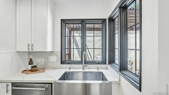 a outdoor living space with furniture