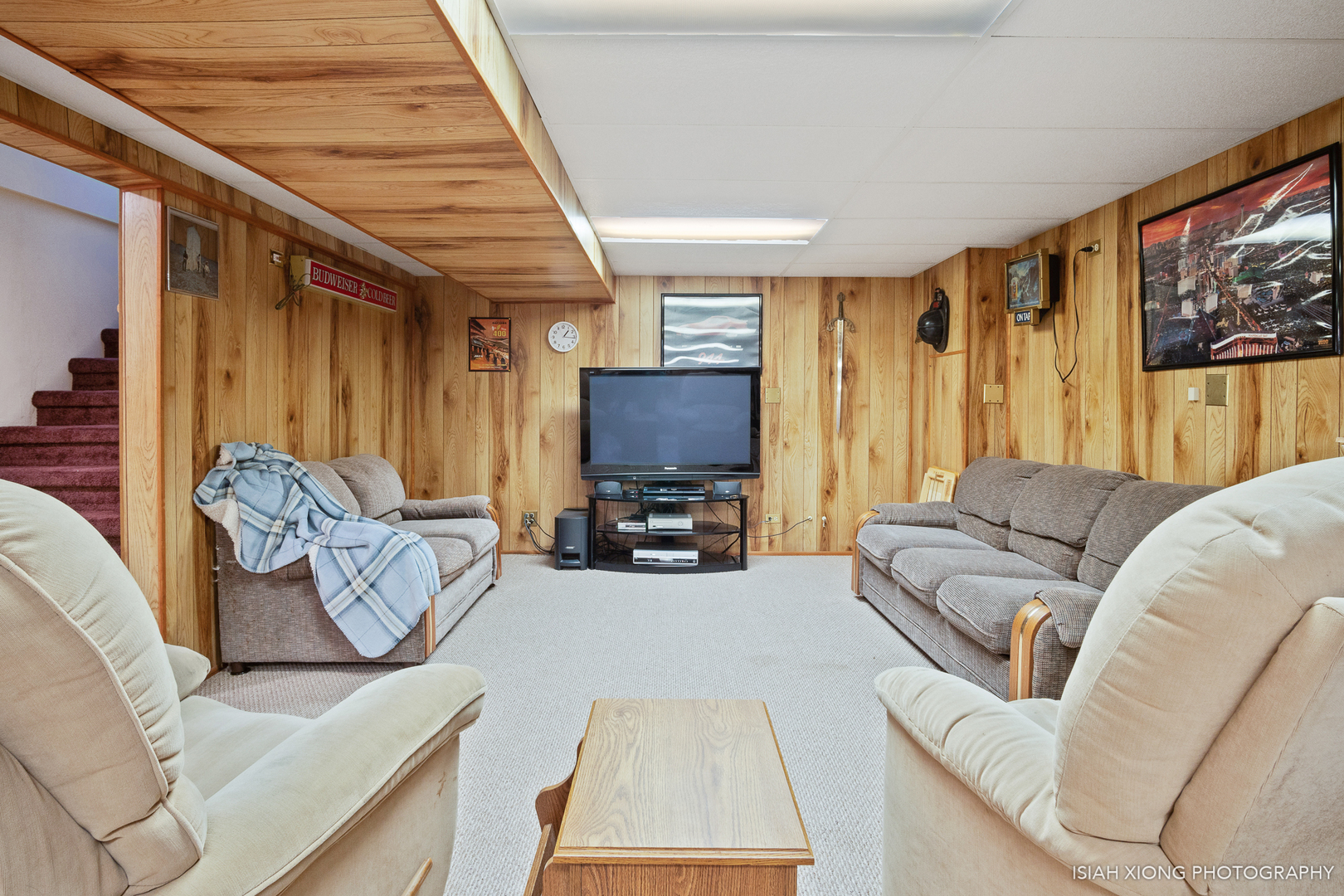 91 Neil Road Sugar Grove, IL 60554 - Photo 20 of 31 a living room with furniture and a flat screen tv