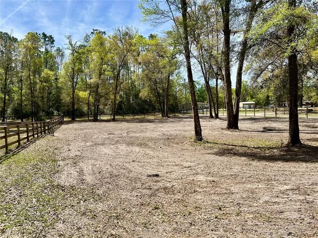a view of outdoor space with trees