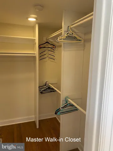a view of walk in closet