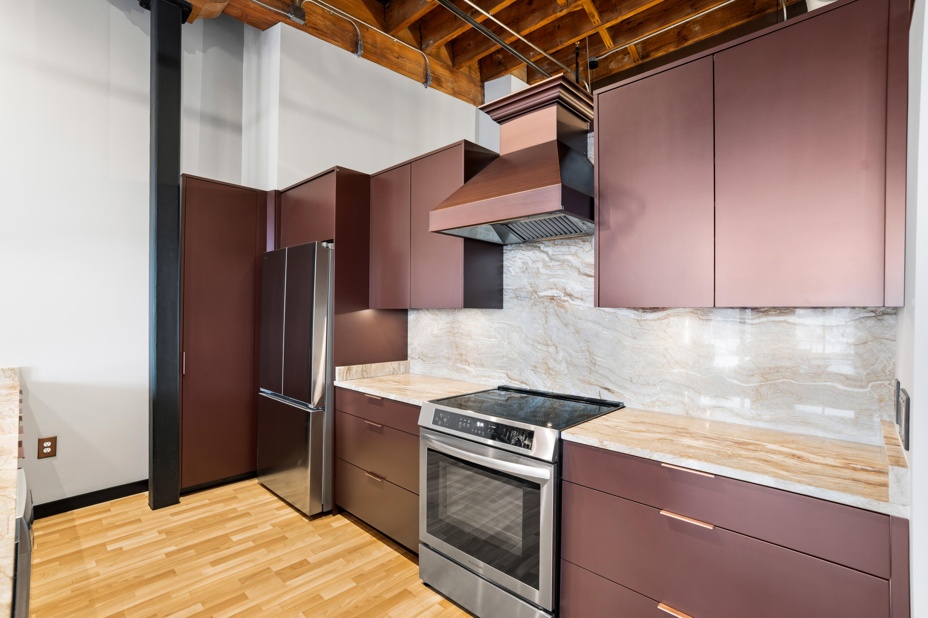 205 North Water Street, Unit 402 Milwaukee, WI 53202 - Photo 15 of 30 Induction Range & Custom Cabinets