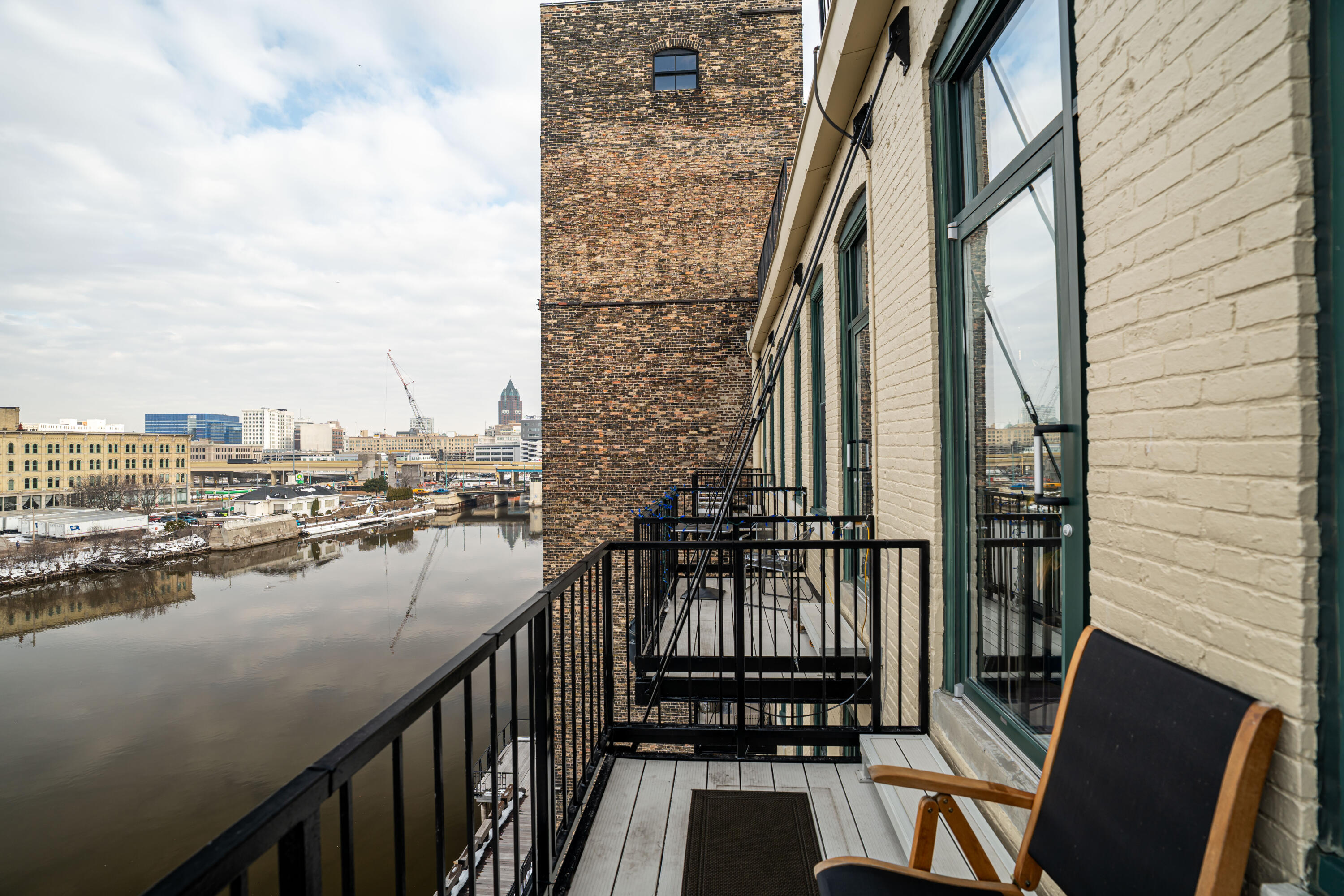 205 North Water Street, Unit 402 Milwaukee, WI 53202 - Photo 23 of 30 Balcony (North View)