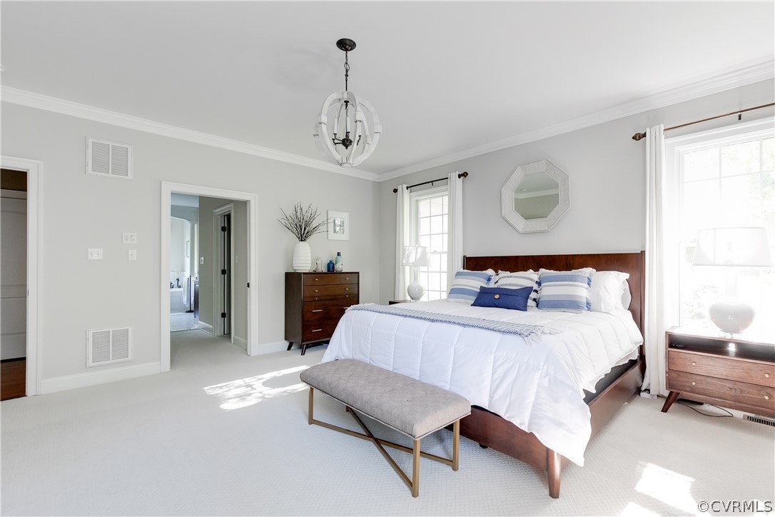 14641 West Salisbury Road Midlothian, VA 23113 - Photo 22 of 50 a large bedroom with bed and window