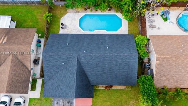 10210 Southwest 133rd Court Miami, FL 33186 - Photo 29 of 30 an aerial view of a house with a swimming pool