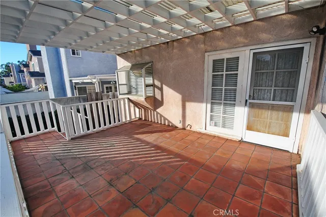 a view of a roof deck