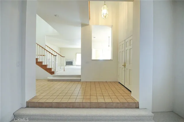 a view of wooden door