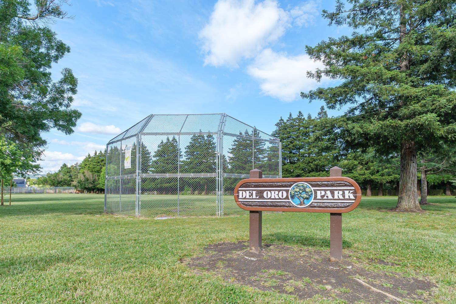 1201 Del Rancho Way Petaluma, CA 94954 - Photo 39 of 56 a view of a park with a bench and a bench