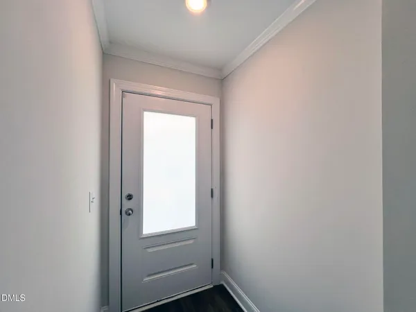 a view of front door