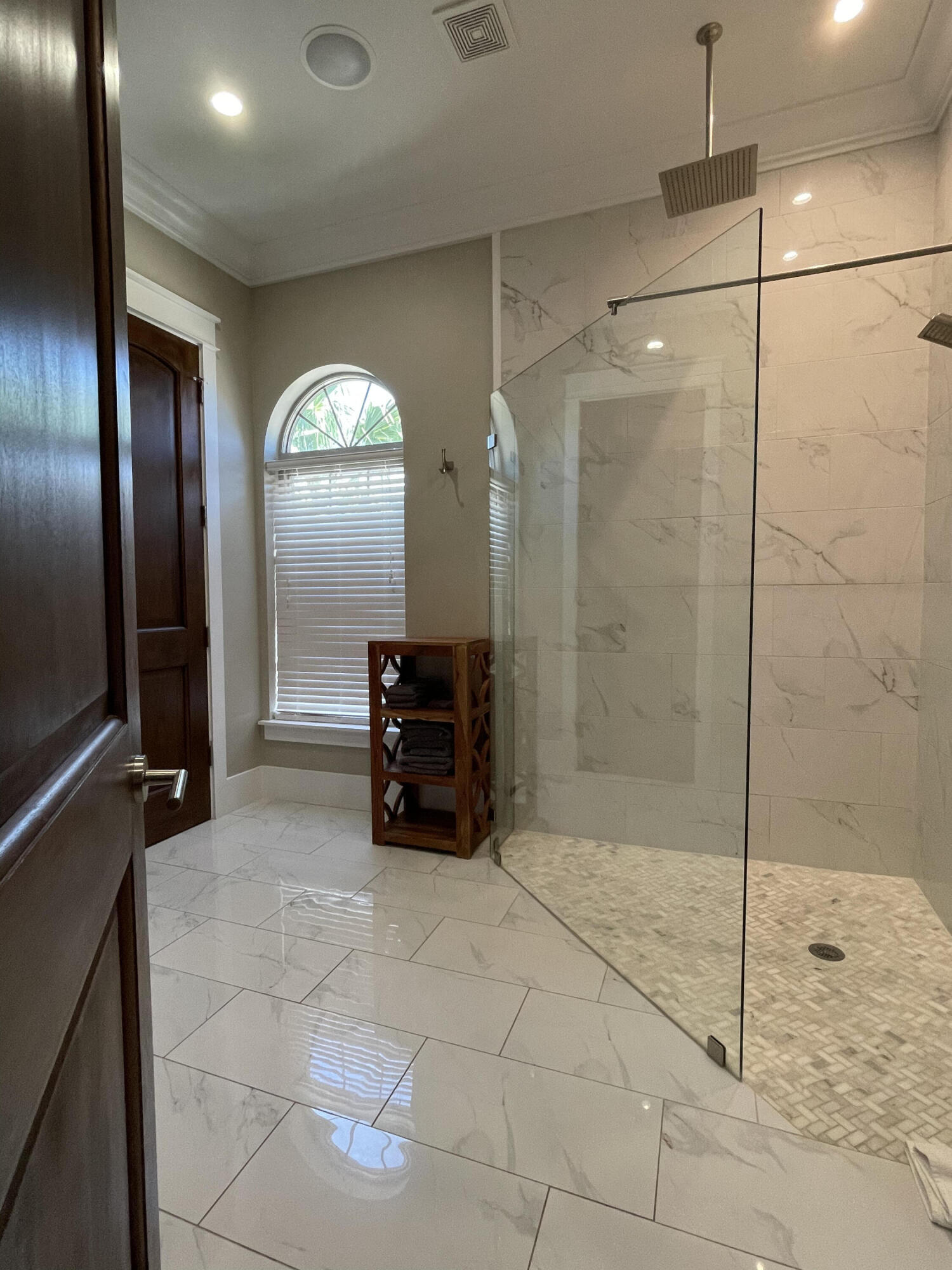 231 Rue St Tropez Miramar Beach, FL 32550 - Photo 23 of 26 a spacious bathroom with a glass door shower and a sink