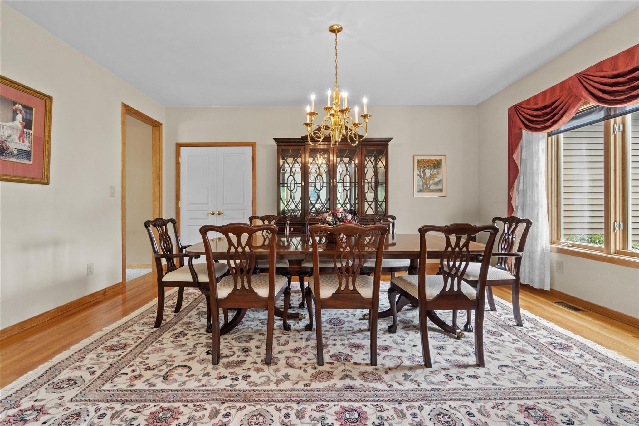 115 Moffat Road Washingtonville, NY 10992 - Photo 14 of 50 a view of a dining room with furniture window and wooden floor
