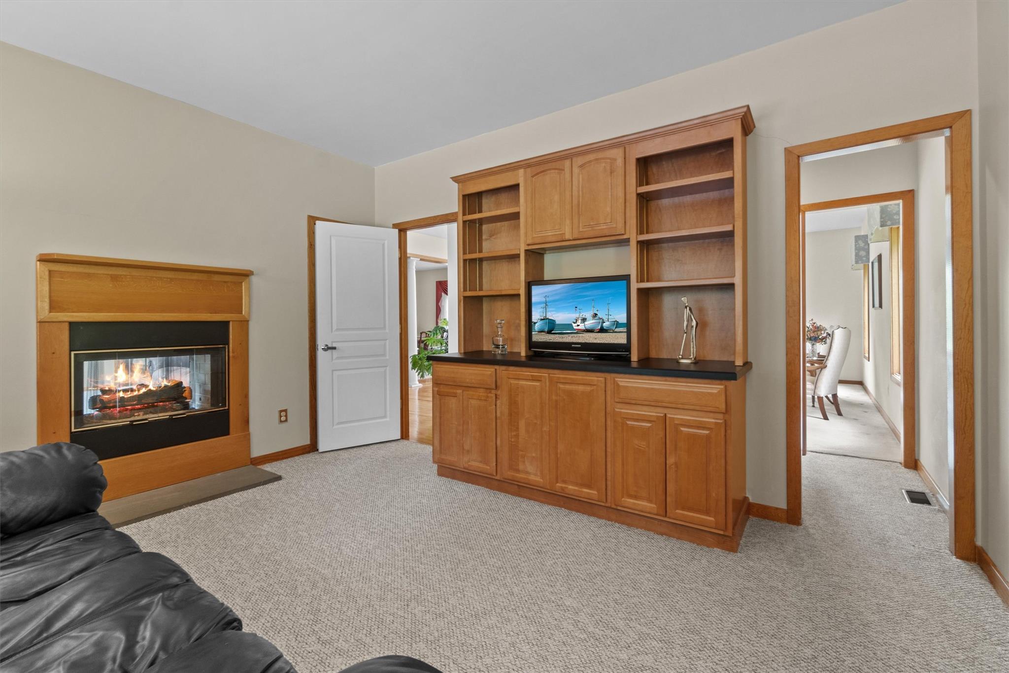 115 Moffat Road Washingtonville, NY 10992 - Photo 9 of 50 a living room with furniture and a fireplace