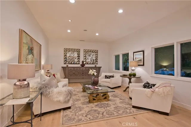 a workspace with furniture and window