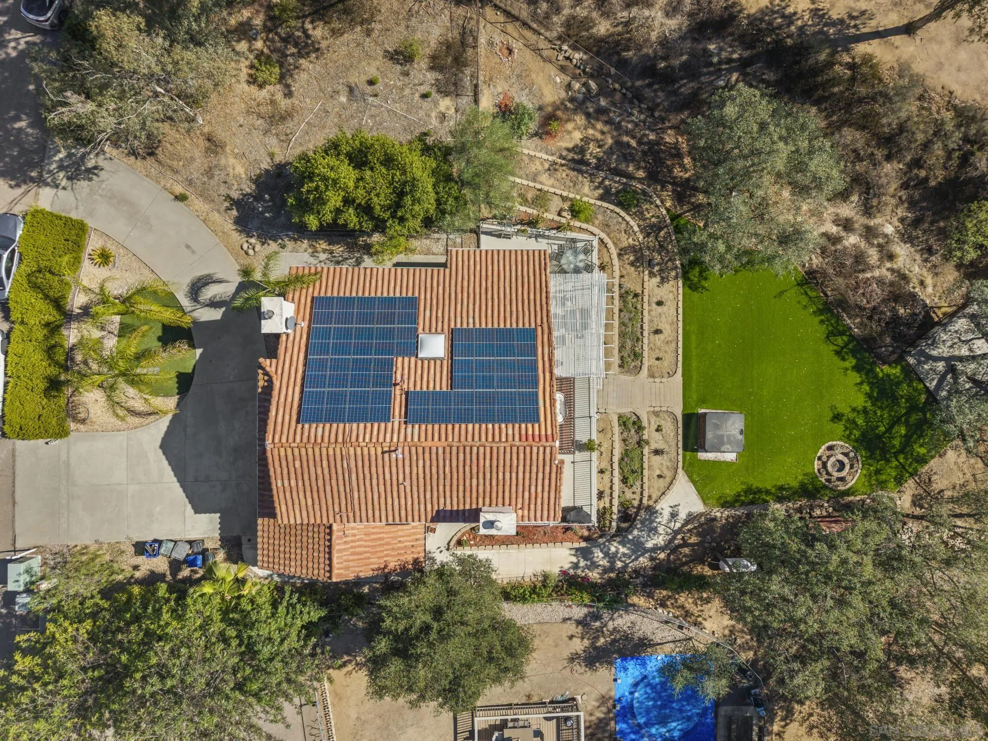 24249 Sargeant Road Ramona, CA 92065 - Photo 41 of 46 front view of a house with a garden