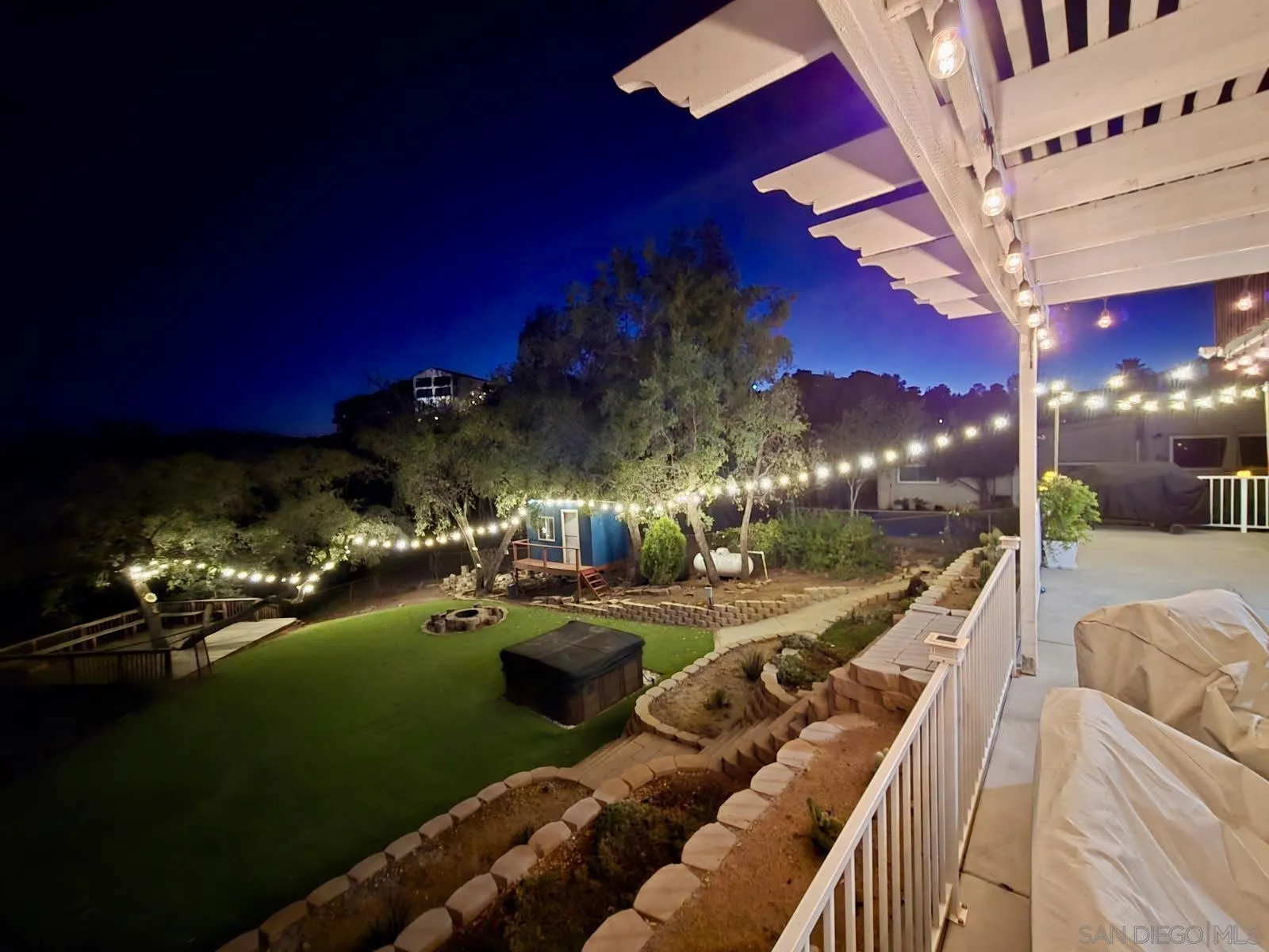 24249 Sargeant Road Ramona, CA 92065 - Photo 43 of 46 a view of a patio with swimming pool