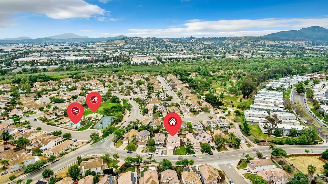 117 Willow Pond Road Santee, CA 92071 - Photo 45 of 49 an aerial view of residential houses with outdoor space