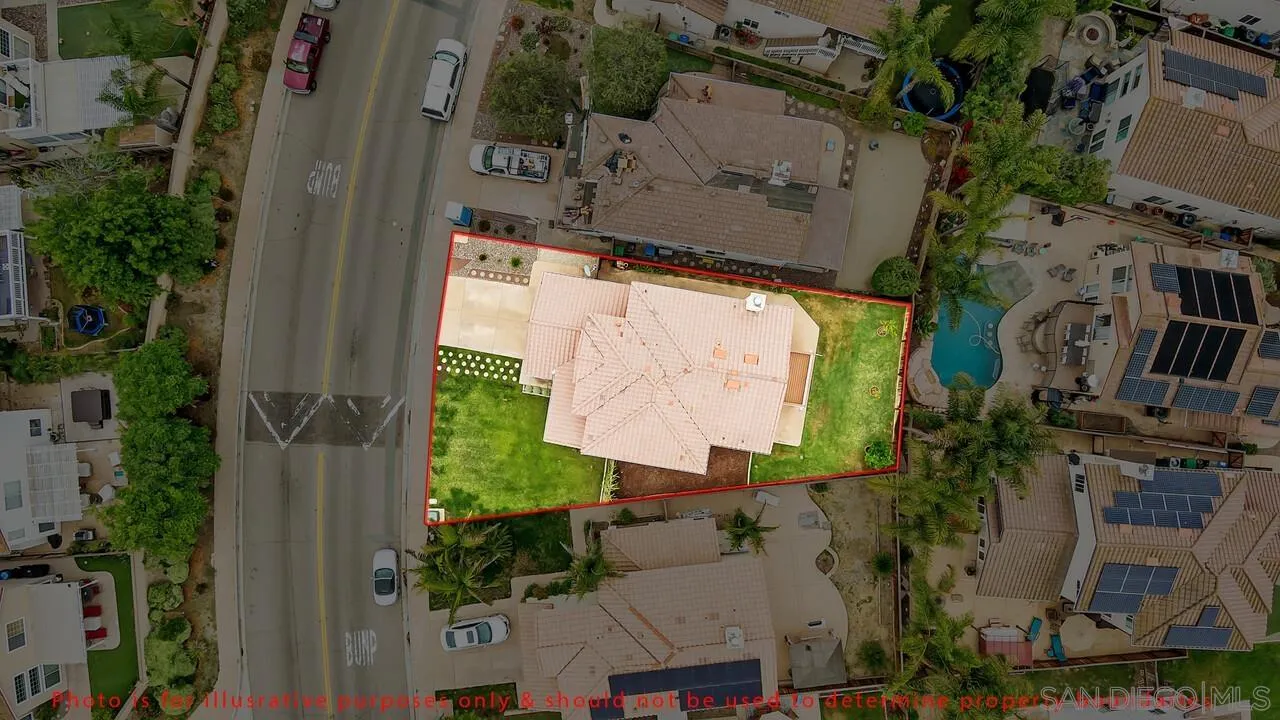 117 Willow Pond Road Santee, CA 92071 - Photo 47 of 49 an aerial view of a house with a yard