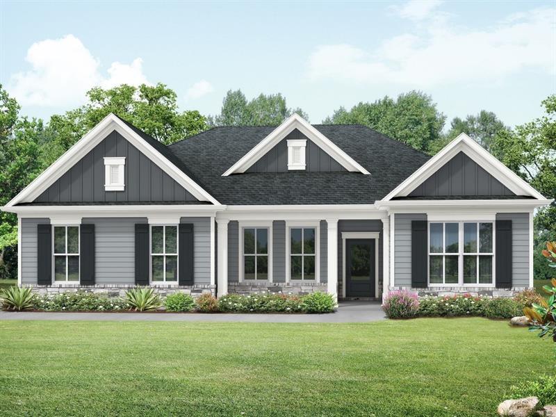 861 Cattle Barn Road Monroe, GA 30656 - Photo 1 of 1 front view of a house and a yard