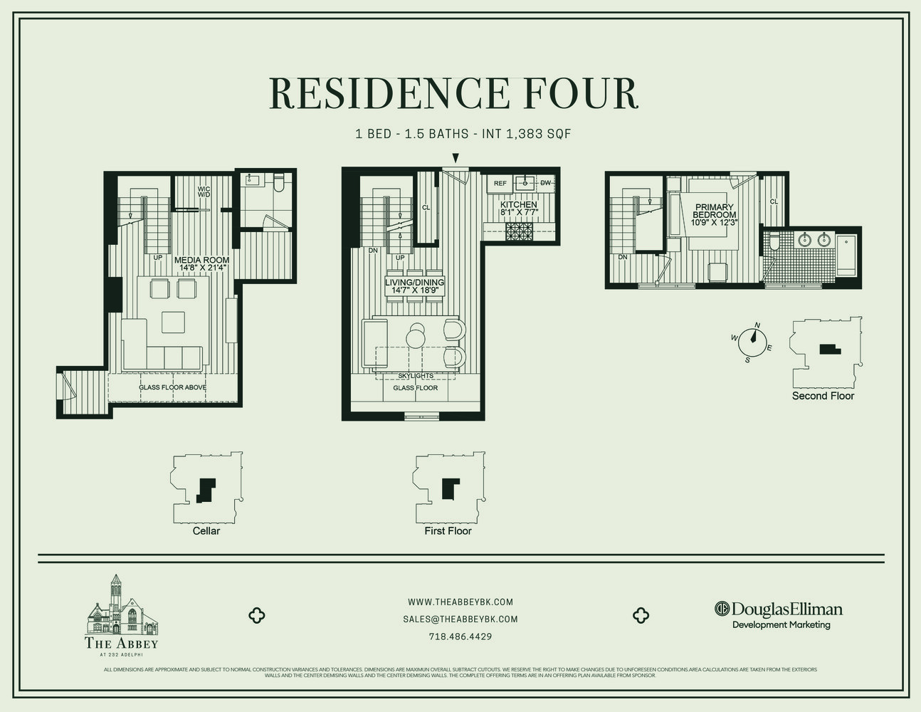232 Adelphi Street, Unit 4 Brooklyn, NY 11205 - Photo 15 of 15 a view of a kitchen