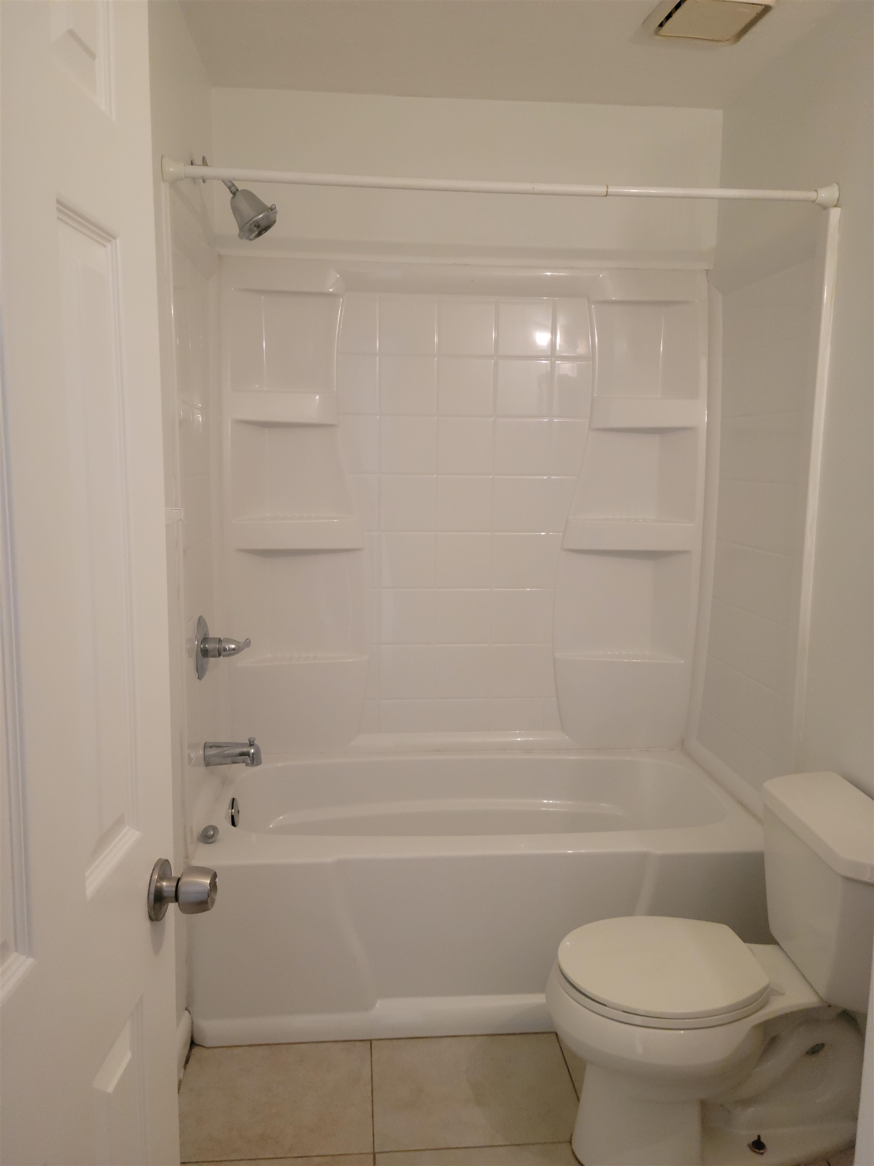 2605 Dobbs Road, Unit D St. Augustine, FL 32086 - Photo 9 of 13 a bathroom with a shower and a toilet