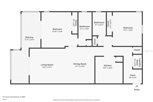 $170,000 | 312 Lucaya Loop, Davenport, FL 33897