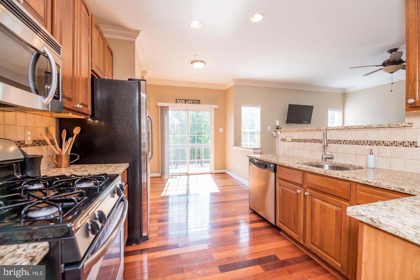 4609 Old Oak Road Doylestown, PA 18902 - Photo 9 of 26 Kitchen with sliders to deck