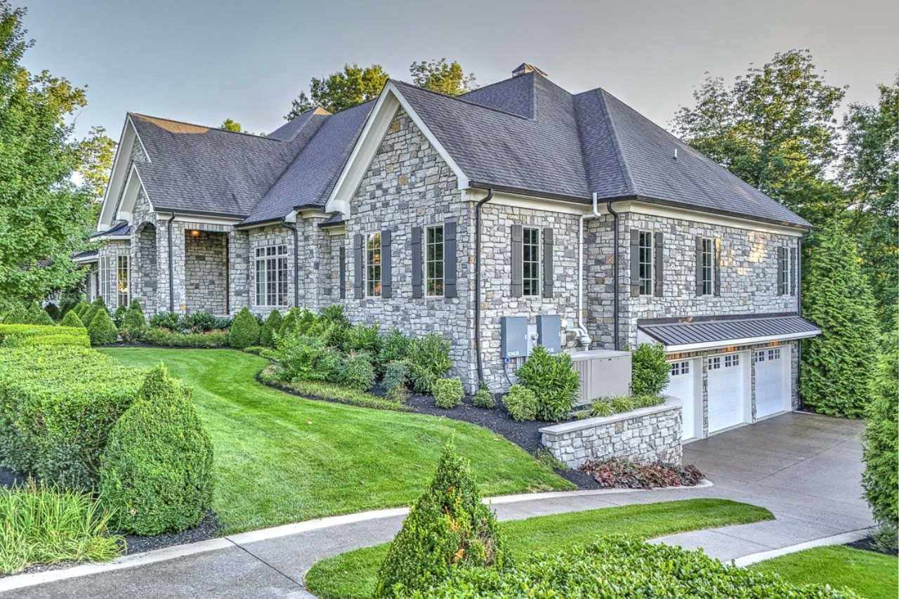 8127 Mountaintop Drive College Grove, TN 37046 - Photo 67 of 72 a view of a house with garden and a garden