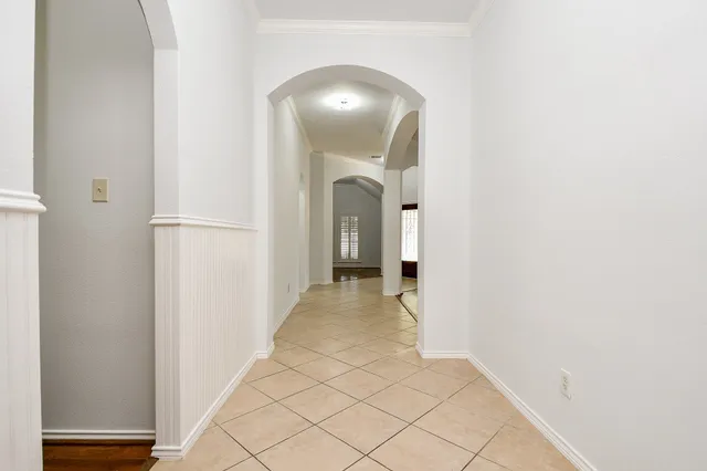 a view of a kitchen with a stove cabinets and wooden floor