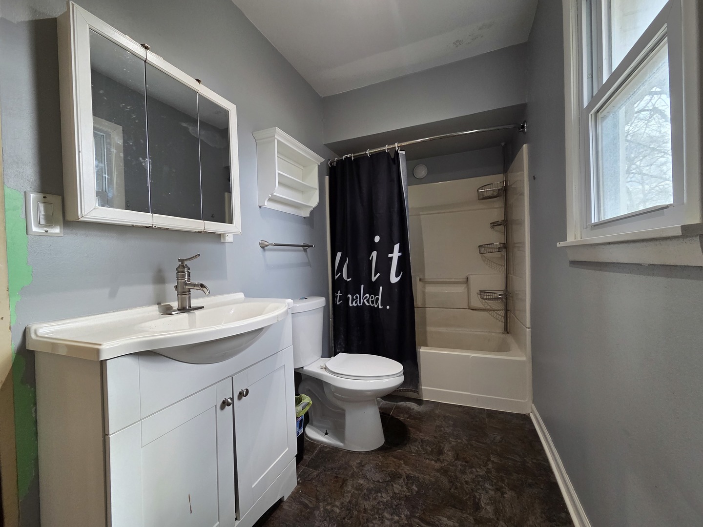 1419 5th Street Camanche, IA 52730 - Photo 9 of 14 a bathroom with a sink toilet vanity and shower