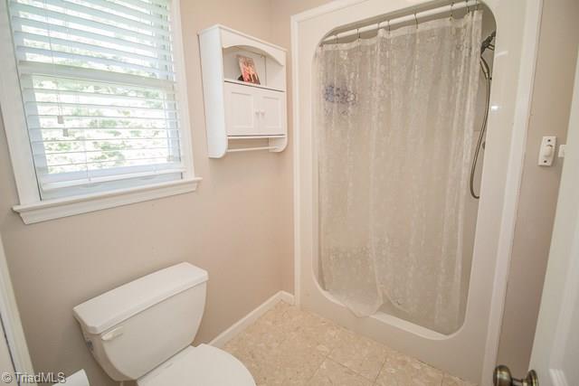 1113 Oak Ridge Church Road Hays, NC 28635 - Photo 14 of 43 Master shower and toilet