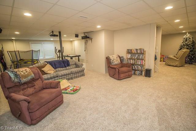 1113 Oak Ridge Church Road Hays, NC 28635 - Photo 32 of 43 Basement/projector area perfect for movie nights!