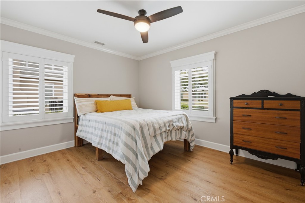 5559 East Monlaco Road Long Beach, CA 90808 - Photo 32 of 54 Plantation Shutters and a New Ceiling Fan!