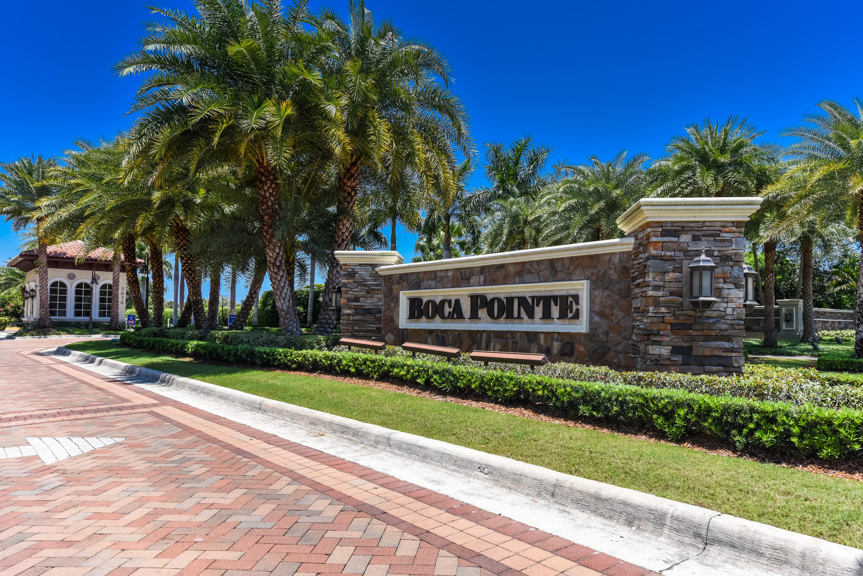 7978 La Mirada Drive Boca Raton, FL 33433 - Photo 1 of 36 Manned gated entry to Boca Pointe