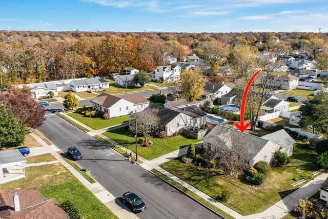 a bird view of the house