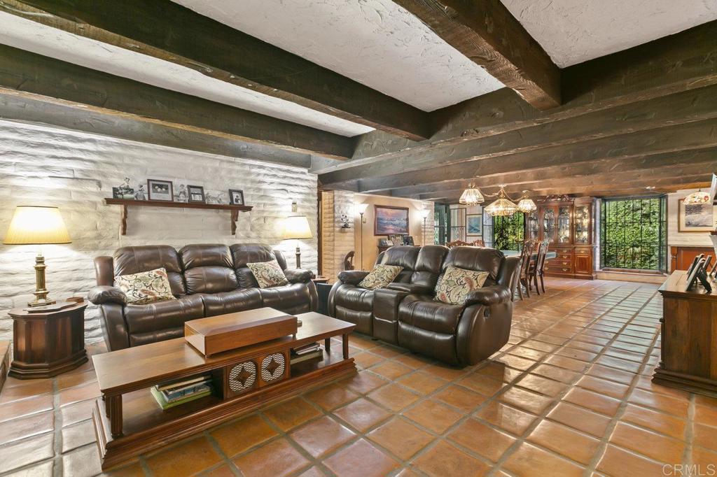 6036 Rainbow Heights Road Fallbrook, CA 92028 - Photo 29 of 70 a living room with furniture and a large window