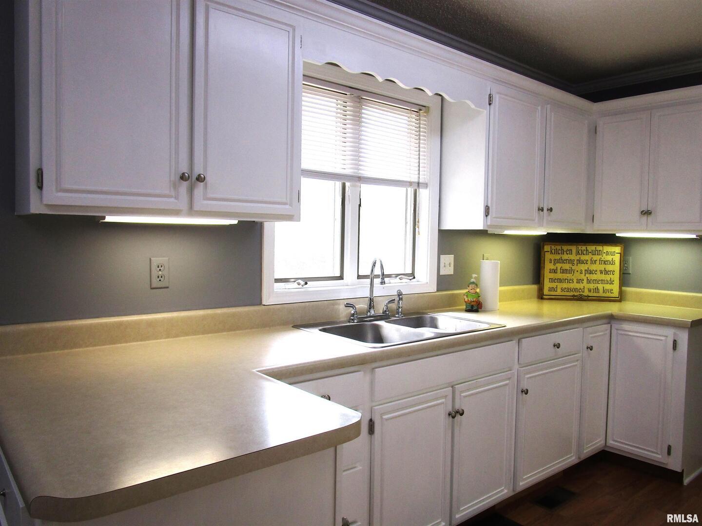1253 County Road 800 East Carmi, IL 62821 - Photo 19 of 51 a kitchen with a sink cabinets and window