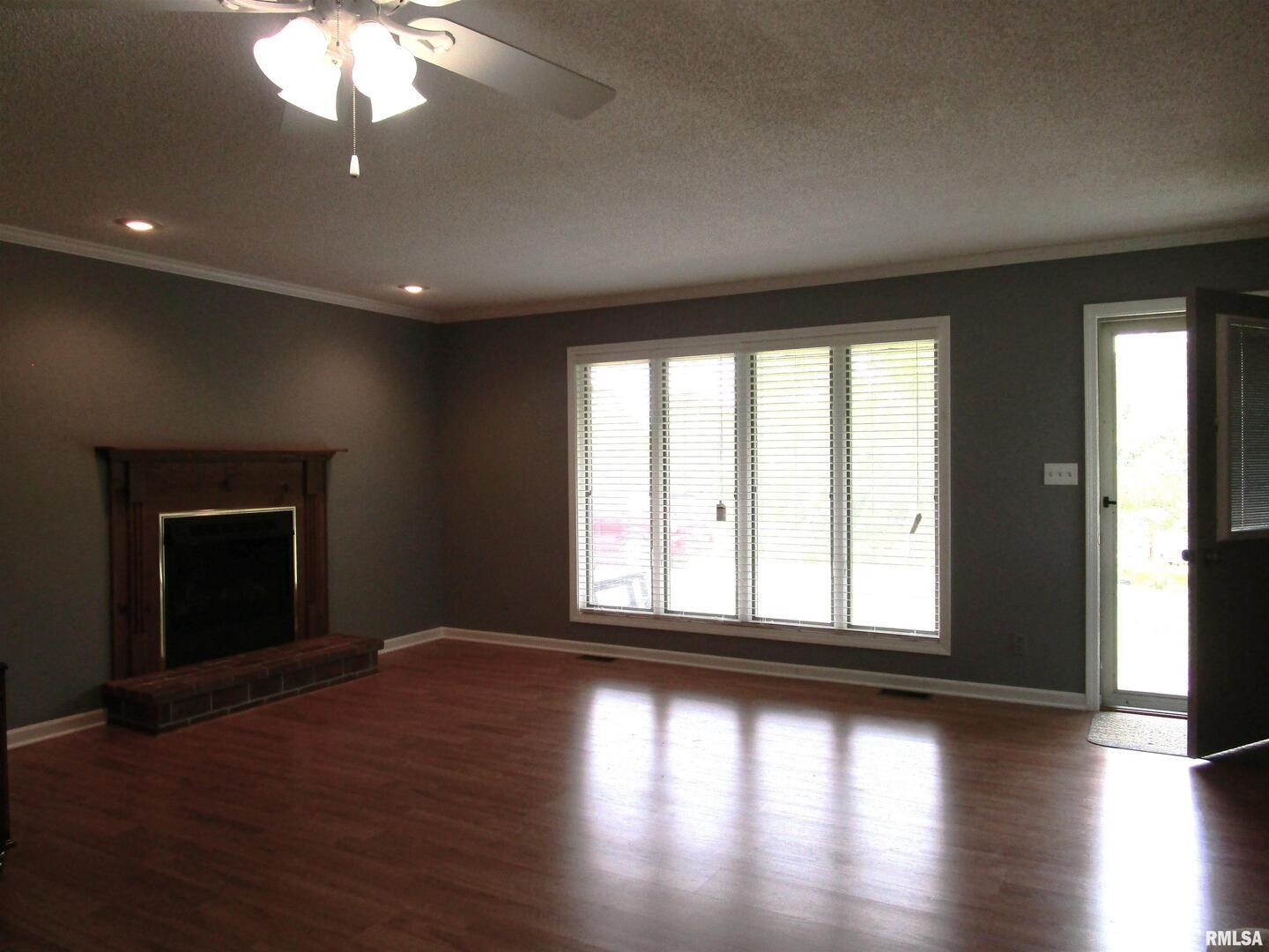 1253 County Road 800 East Carmi, IL 62821 - Photo 27 of 51 an empty room with wooden floor and windows