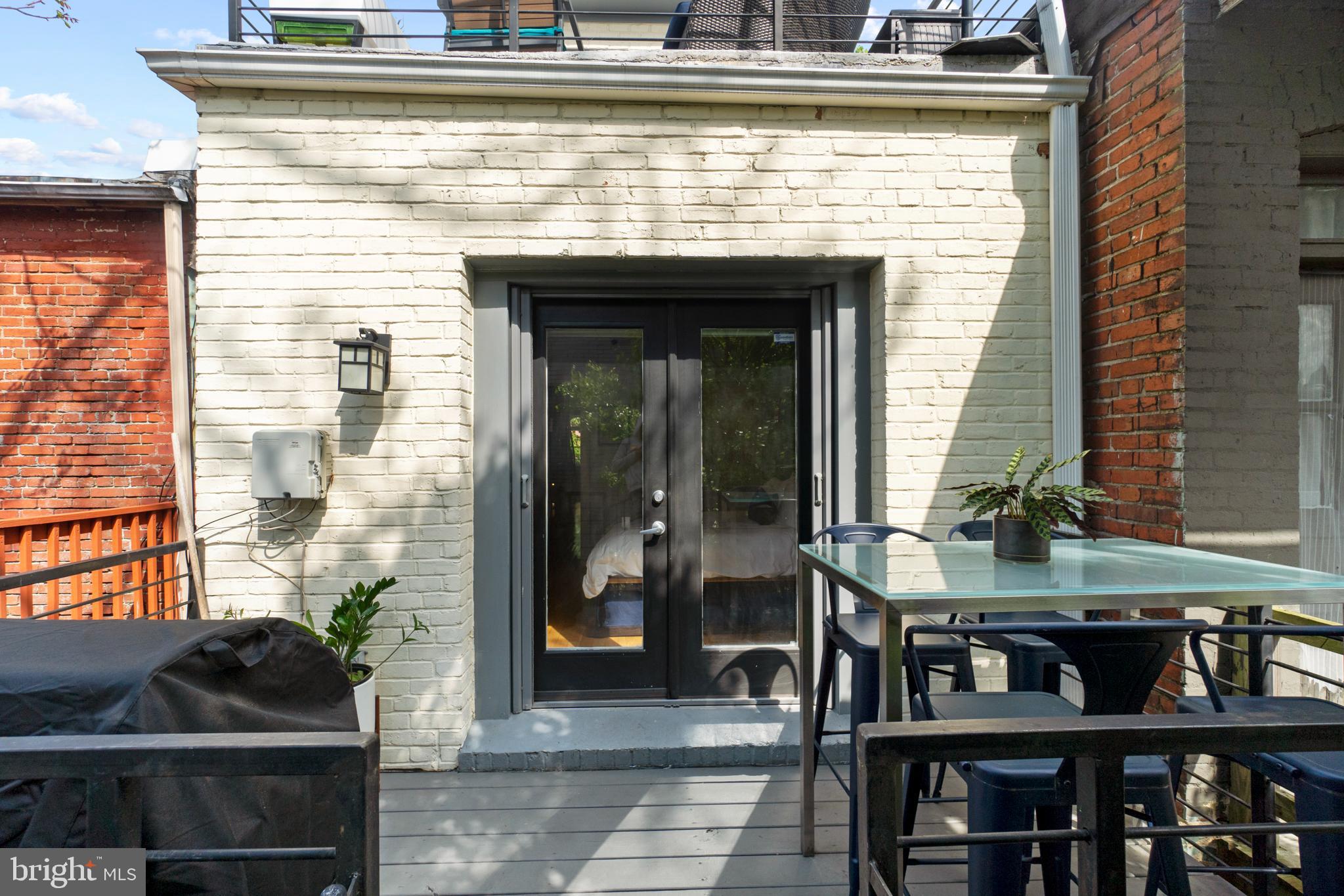 1818 1st Street Northwest, Unit 2 Washington, DC 20001 - Photo 13 of 45 Deck off main level